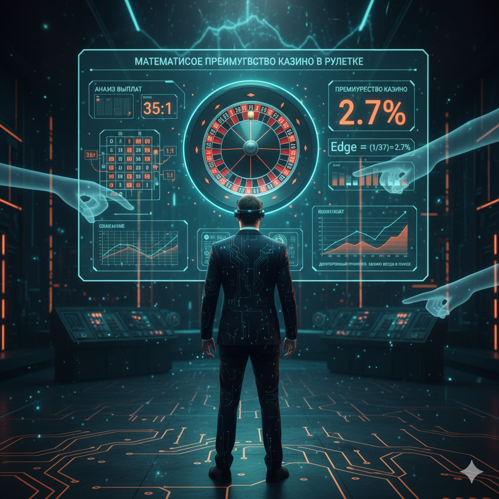 Рулетка и математическое преимущество казино в действии