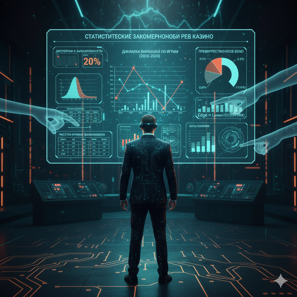 Статистические закономерности выигрышей в казино