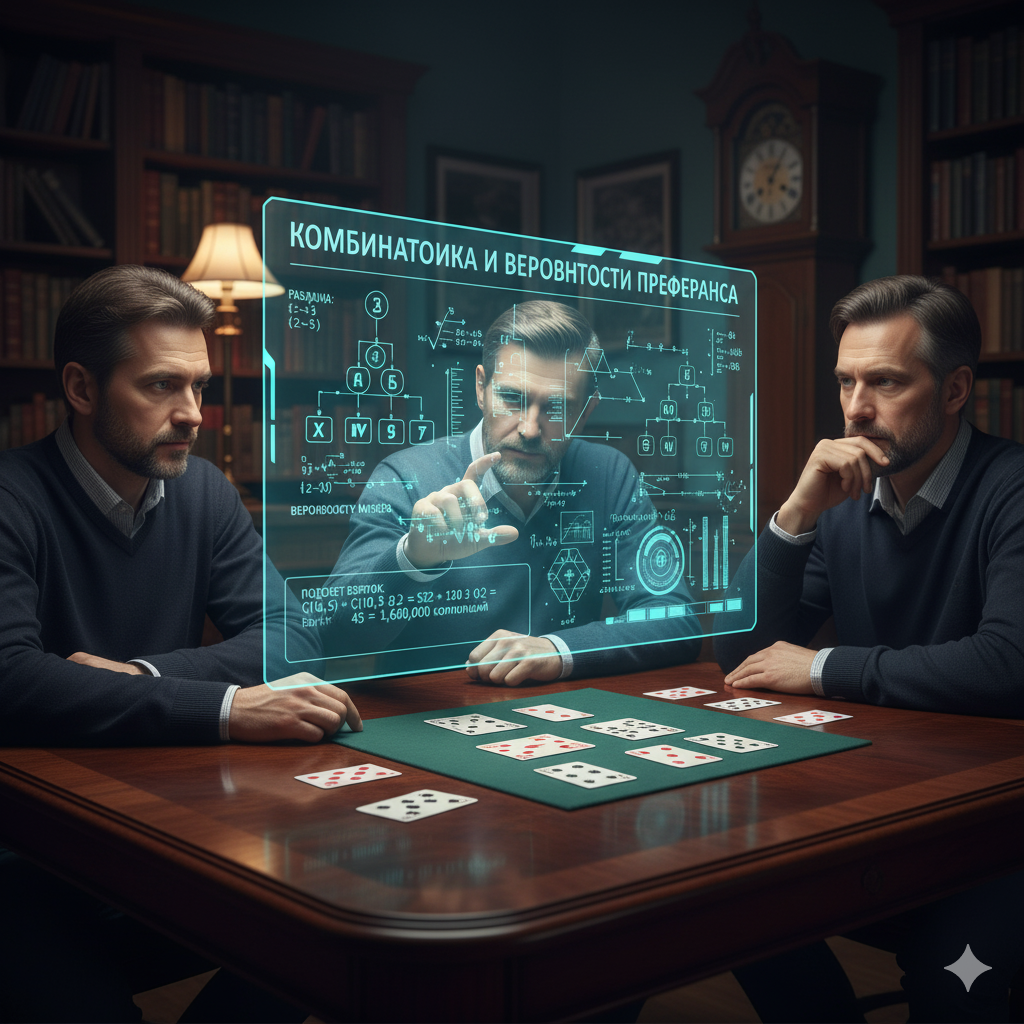 Комбинаторные расчеты в преферансе