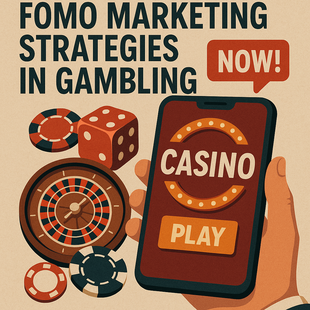 создай уникальное фото на тему Маркетинговые стратегии FOMO в гемблинге