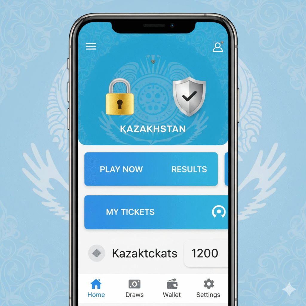 Мобильные приложения для участия в лотереях в Казахстане